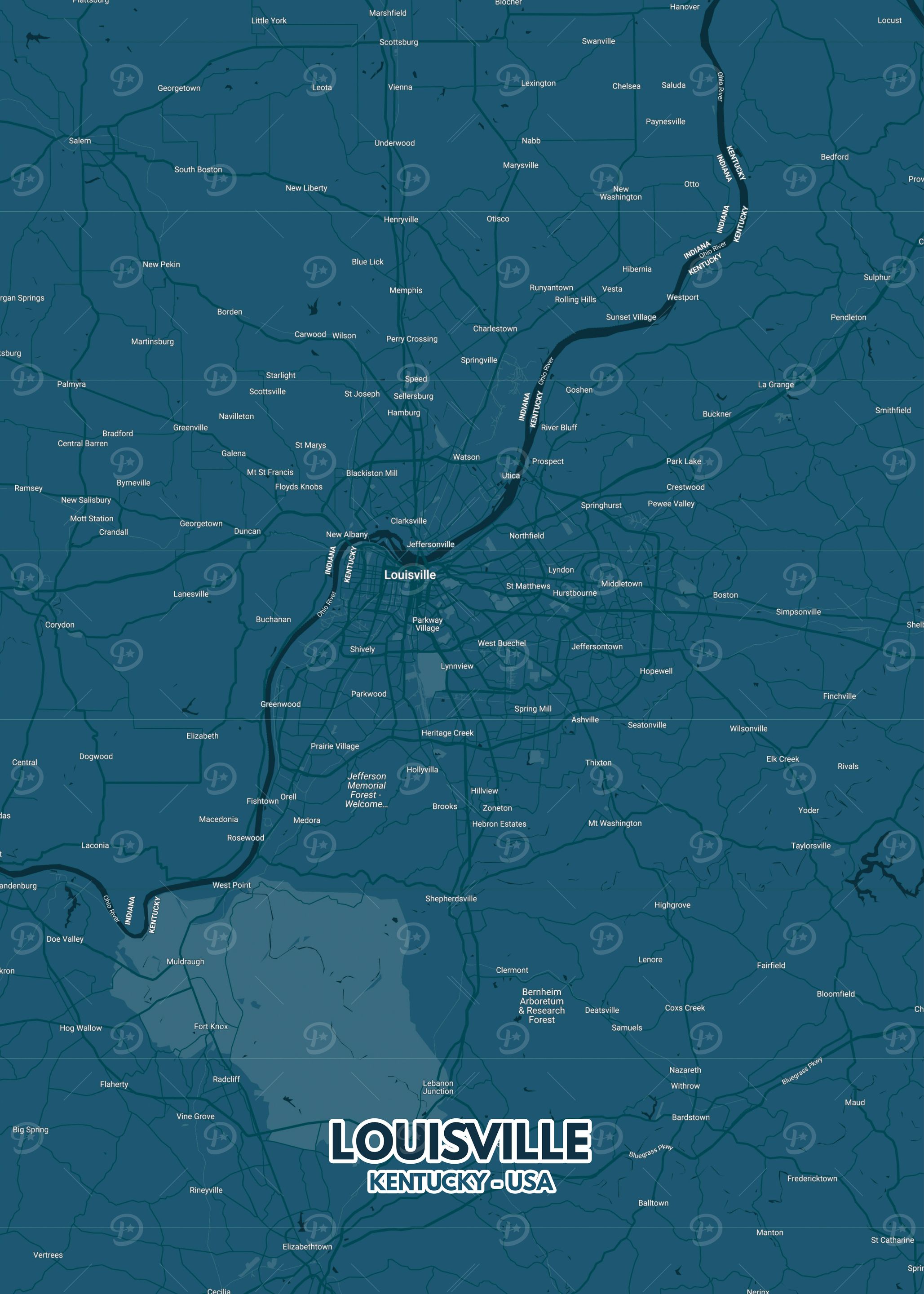 Louisville map