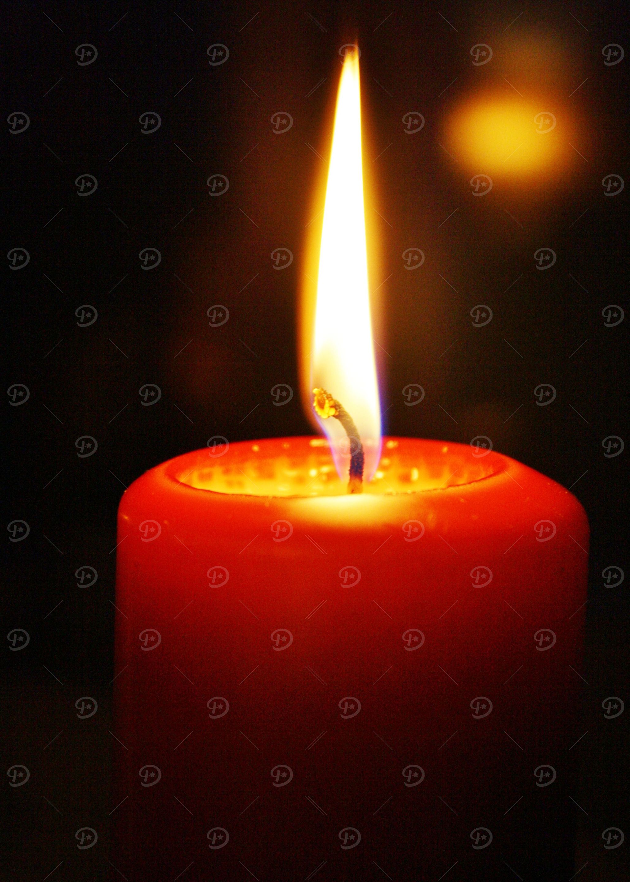 Red Candle Light