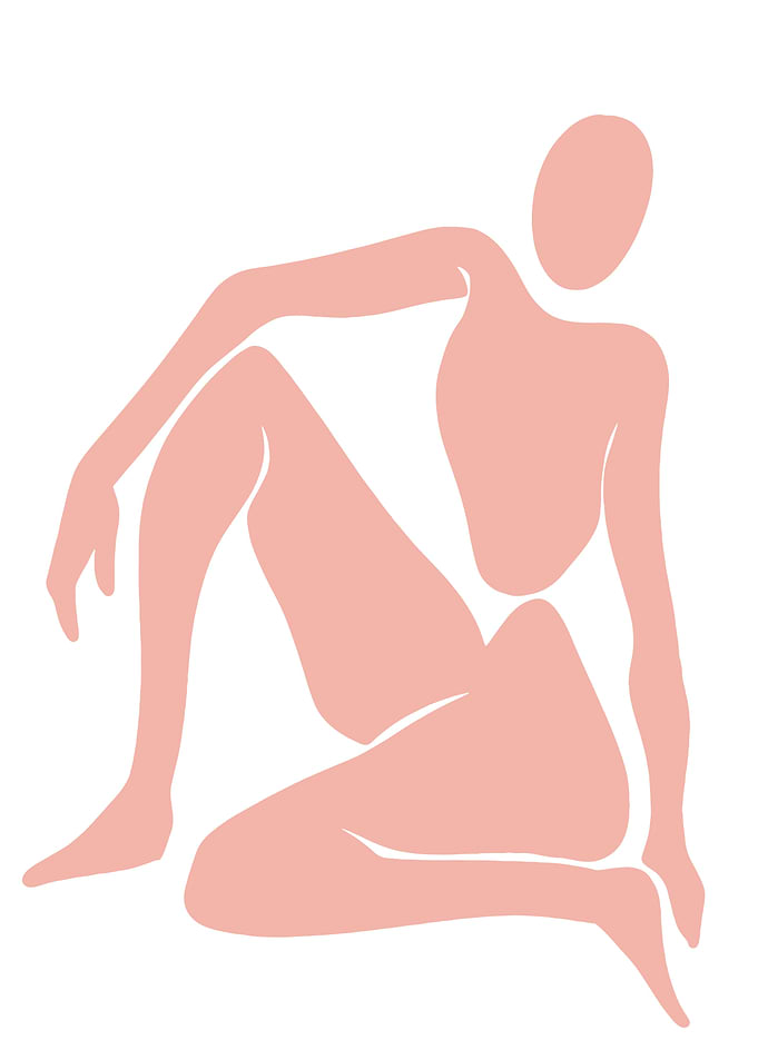 Woman beauty modern art