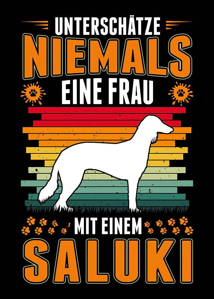Saluki Frau Persischer Win