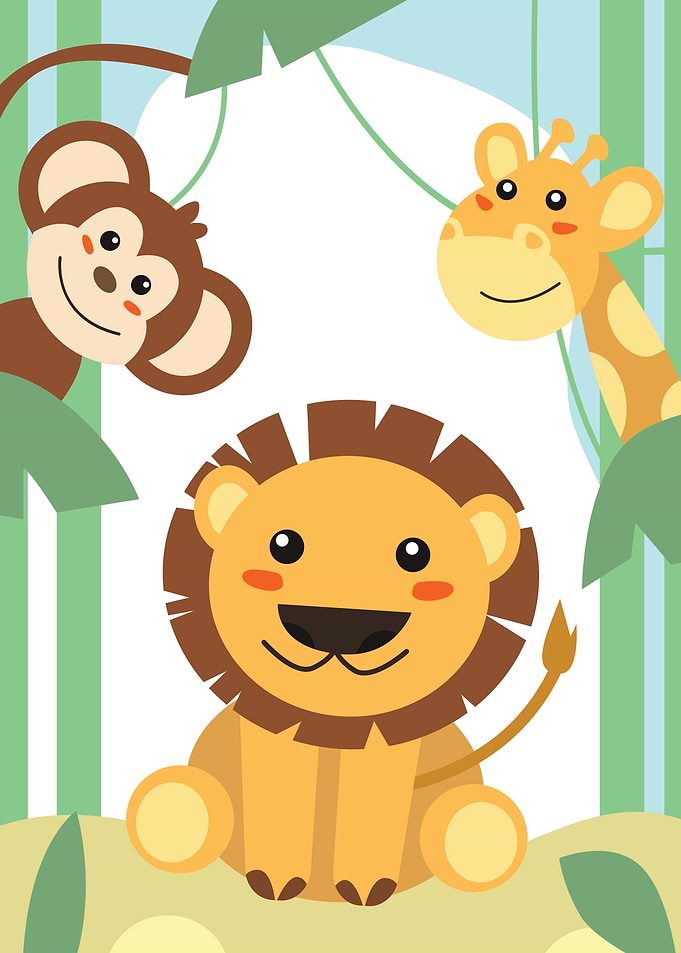 Cute Baby Room Safari