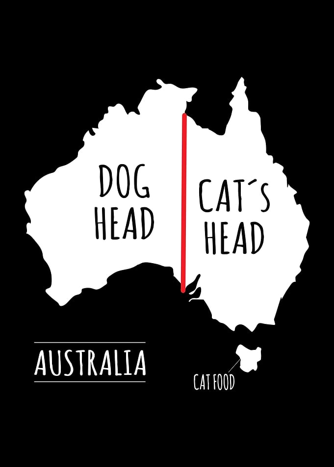 Dog Head Cats Head
