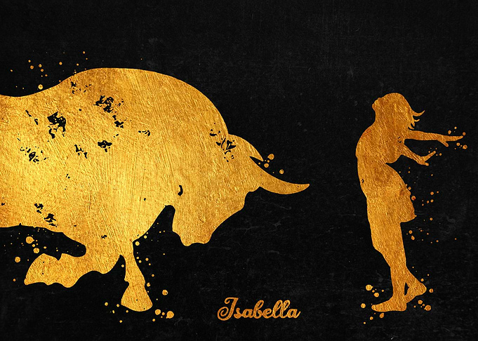 Bull and Girl