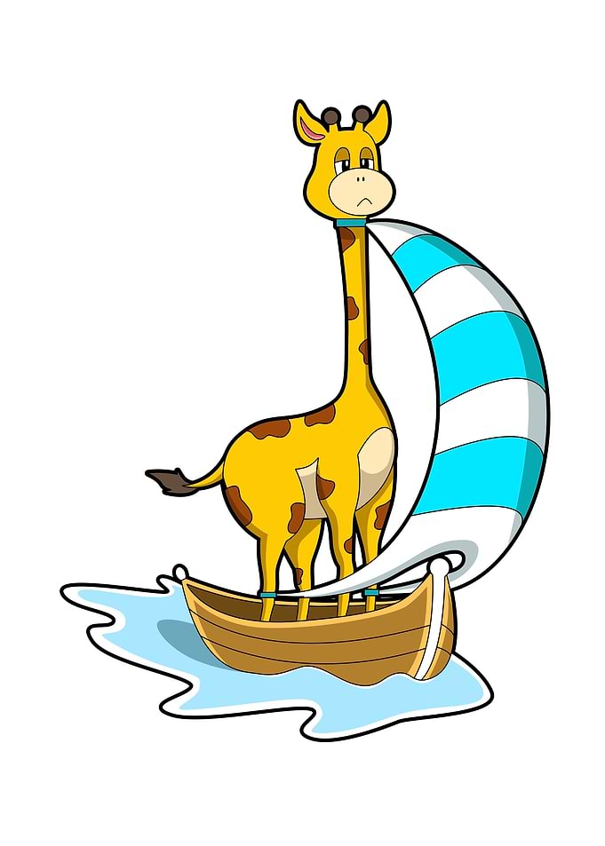 Giraffe Sailing boat