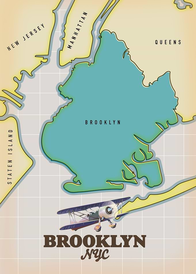 Brooklyn New York Map