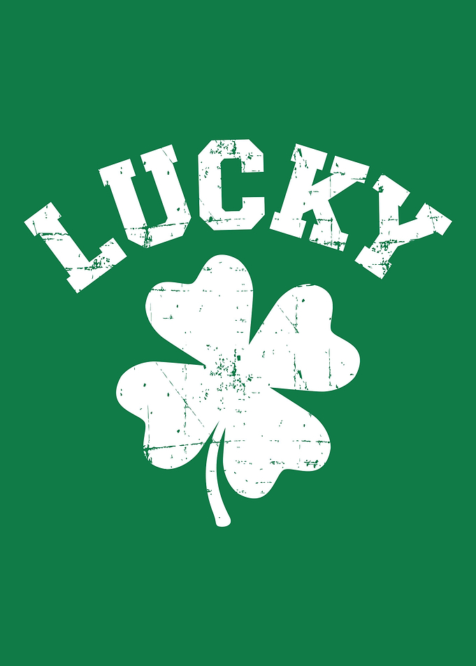 Lucky shamrock vintage
