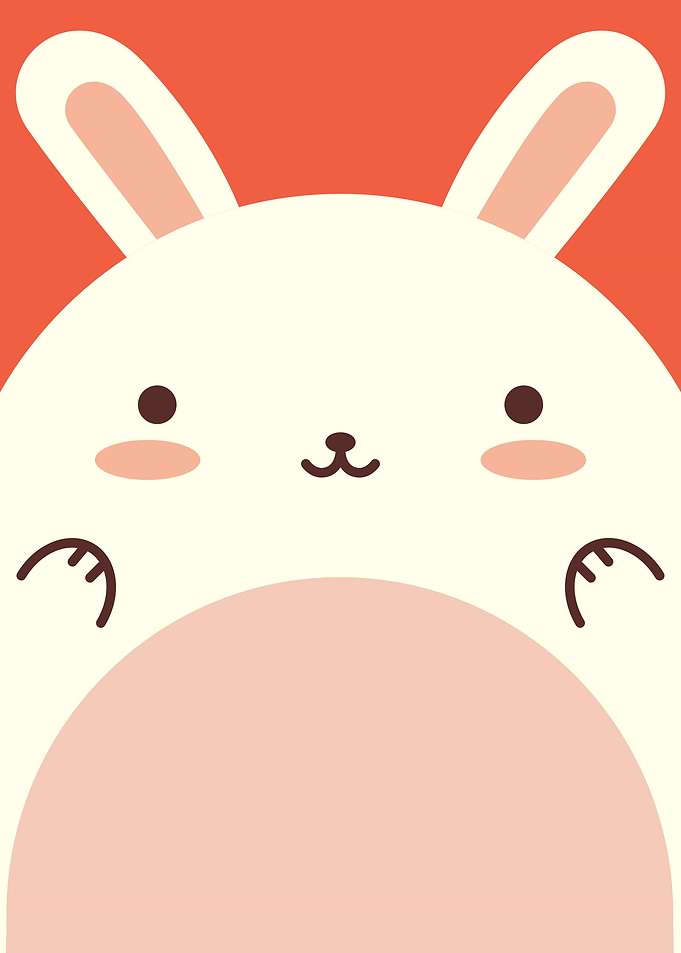 Cute Animal Kids Bunny