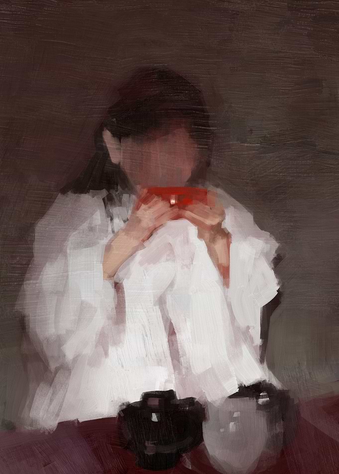 Red bowl