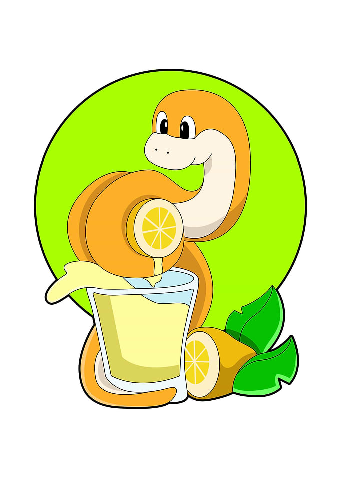 Snake Lemon juice