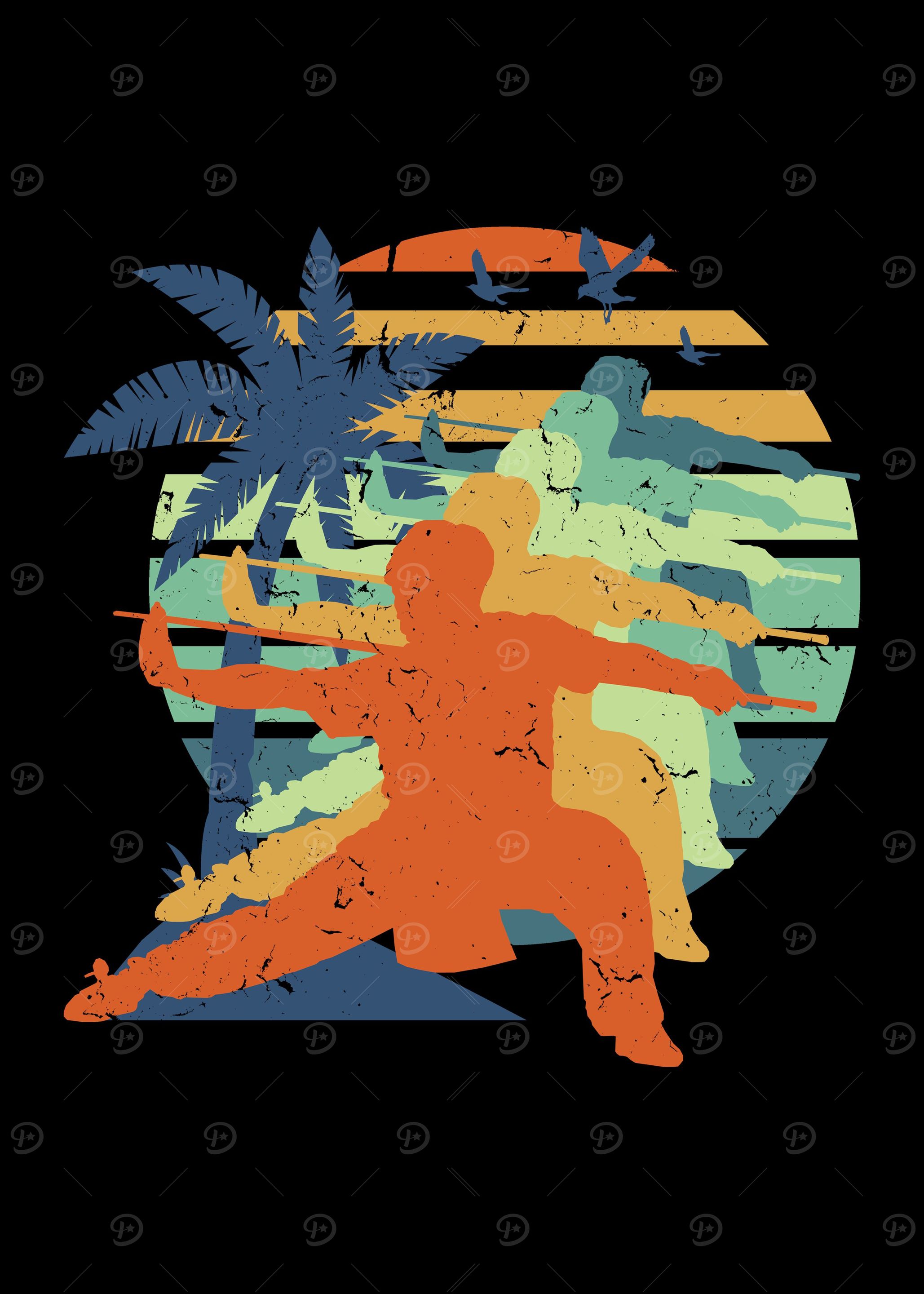 Retro Wushu Vintage Cool