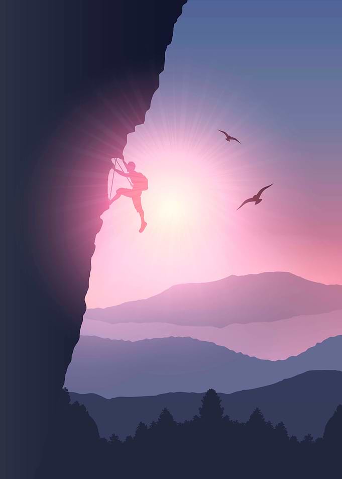Rock climbing