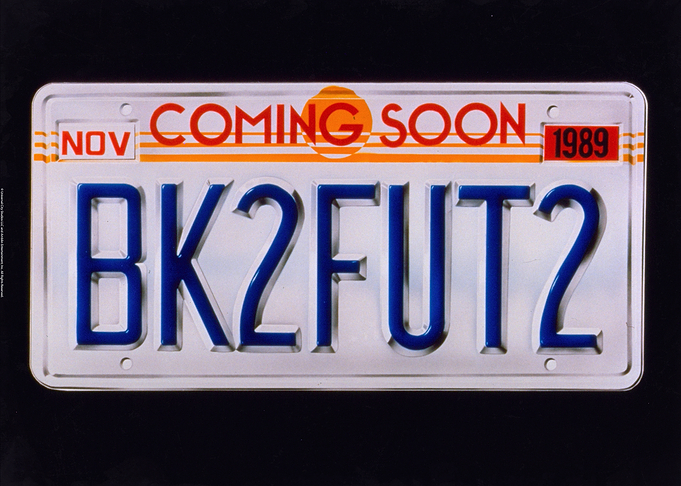 Back To The Future Plate