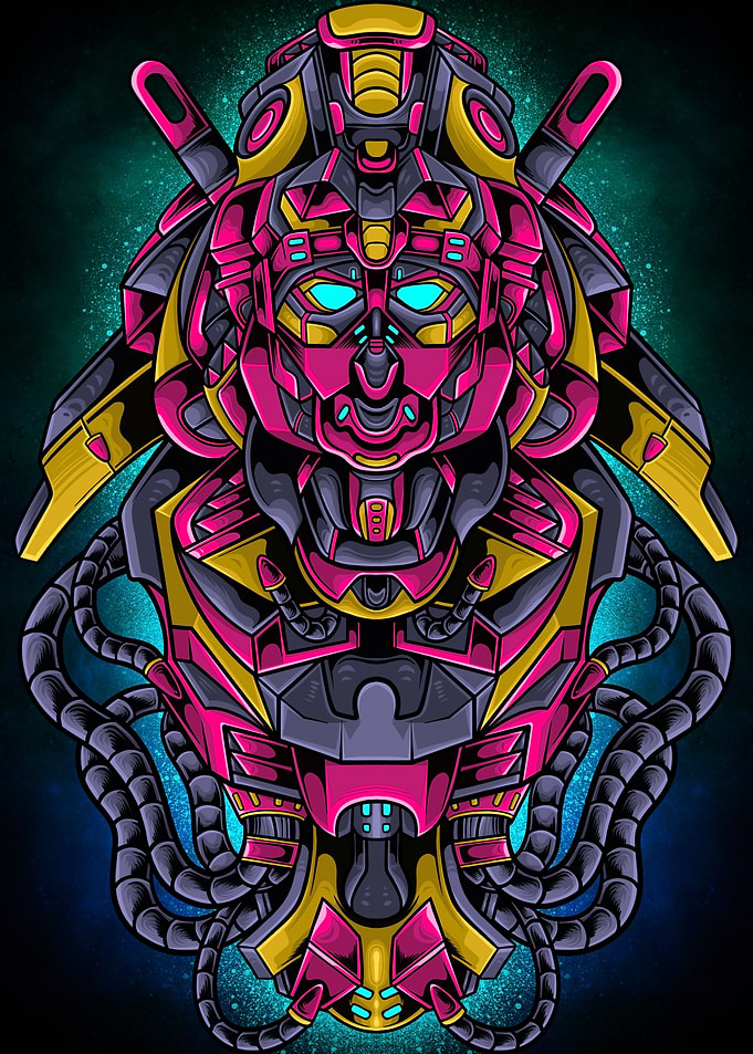 Head of mechanical robot