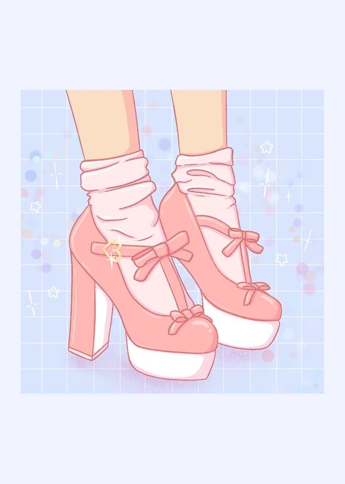 Kawaii Pink Shoes