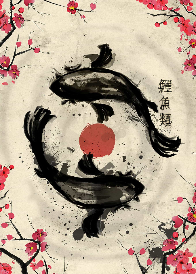 Japanese Koi Fish