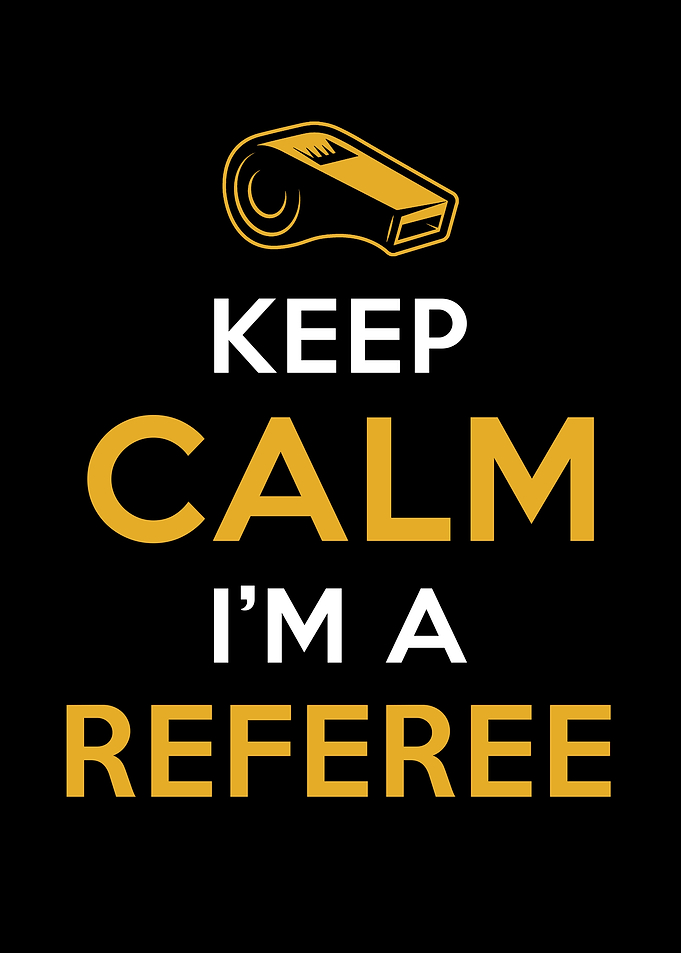 Referee Gift Keep Calm Im
