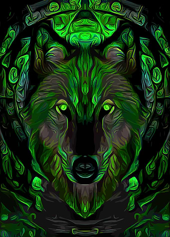 Space Wolf Alien