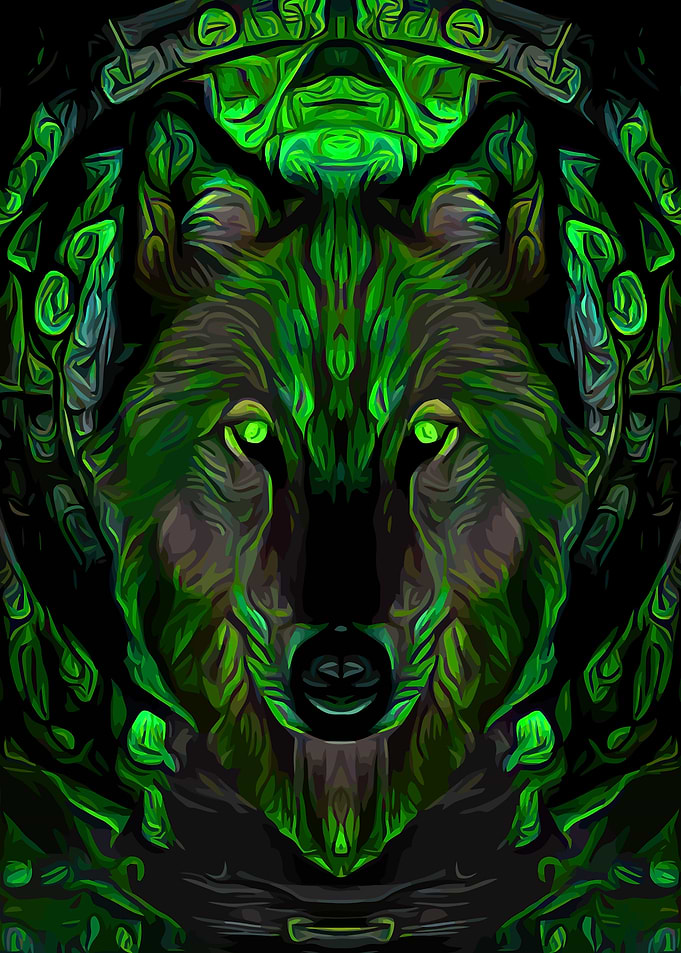 Space Wolf Alien