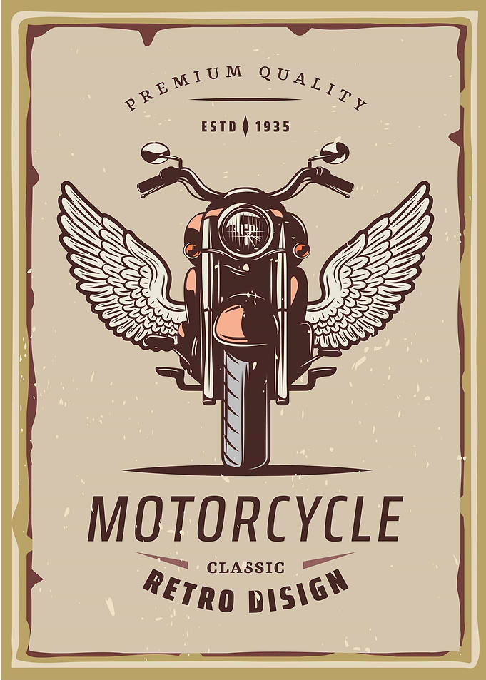 Vintage motorcycle