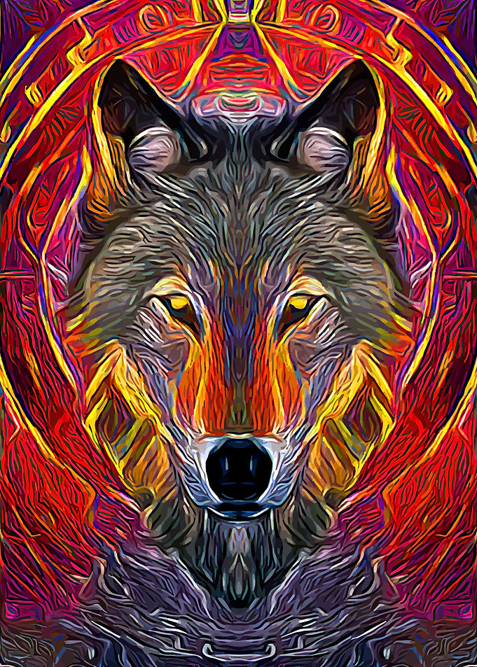 Space Wolf Guardian Galaxy