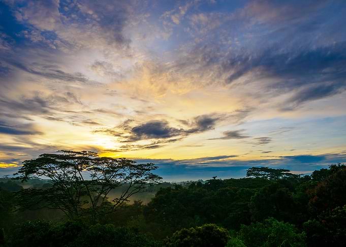 Sunrise in Singapore