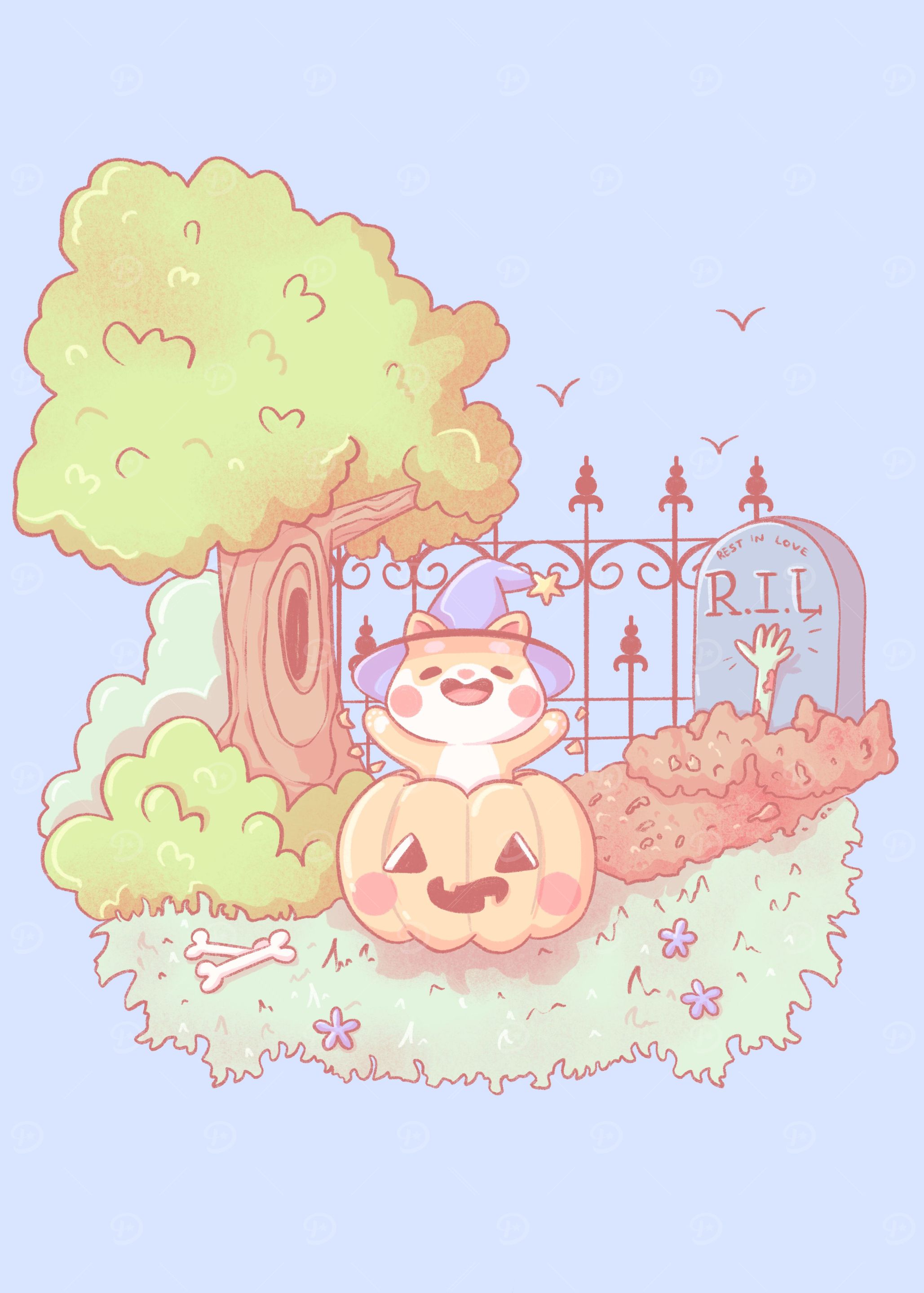 Bean on the graveyard