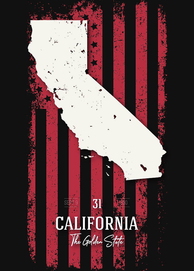 California State Map USA