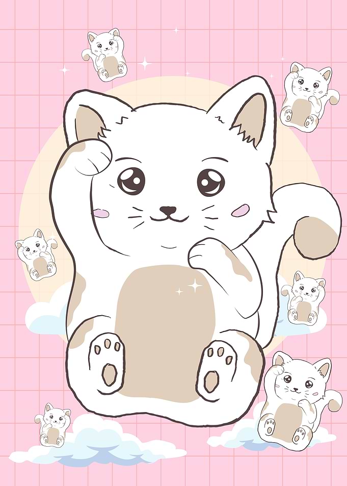 Japanese Cute Kawaii Cat