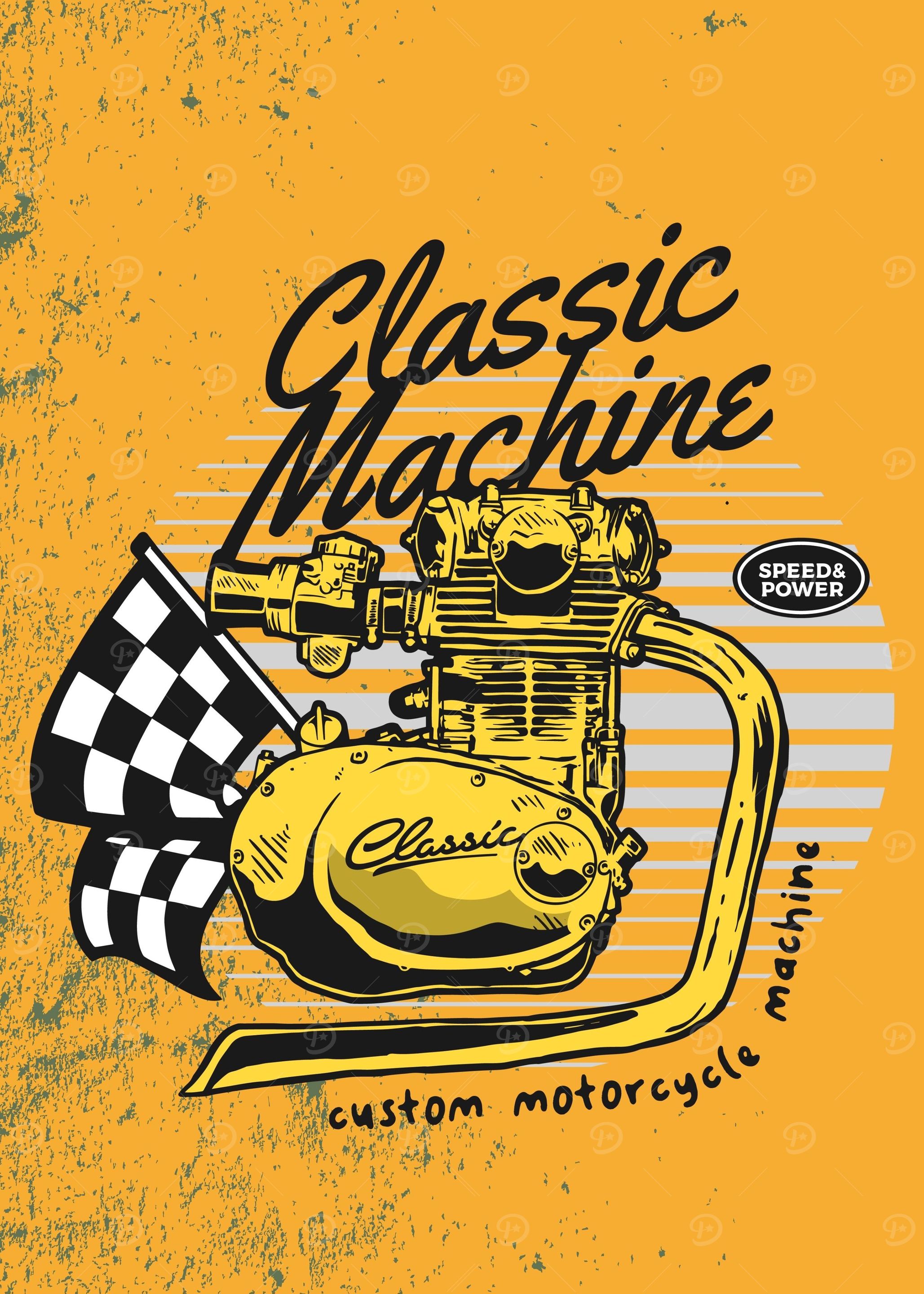 Classic Machine Motorcycle