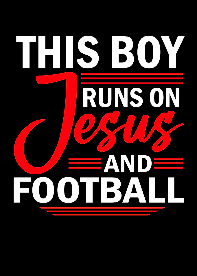 Runs On Jesus And Football