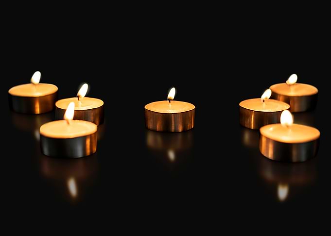 Tea Lights Candles Flame