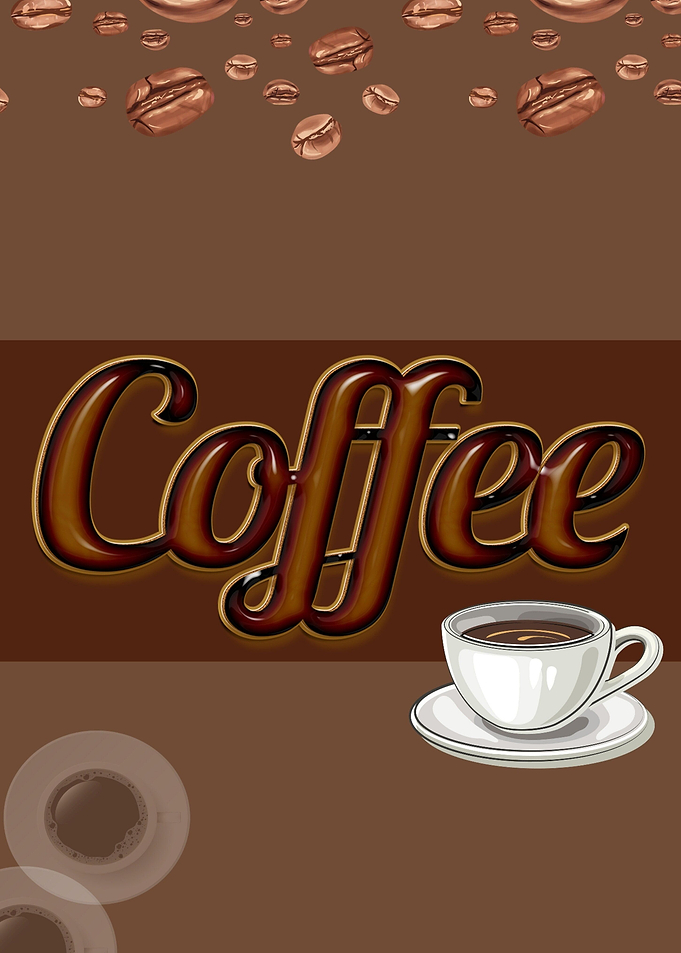 Coffee beans hot drink