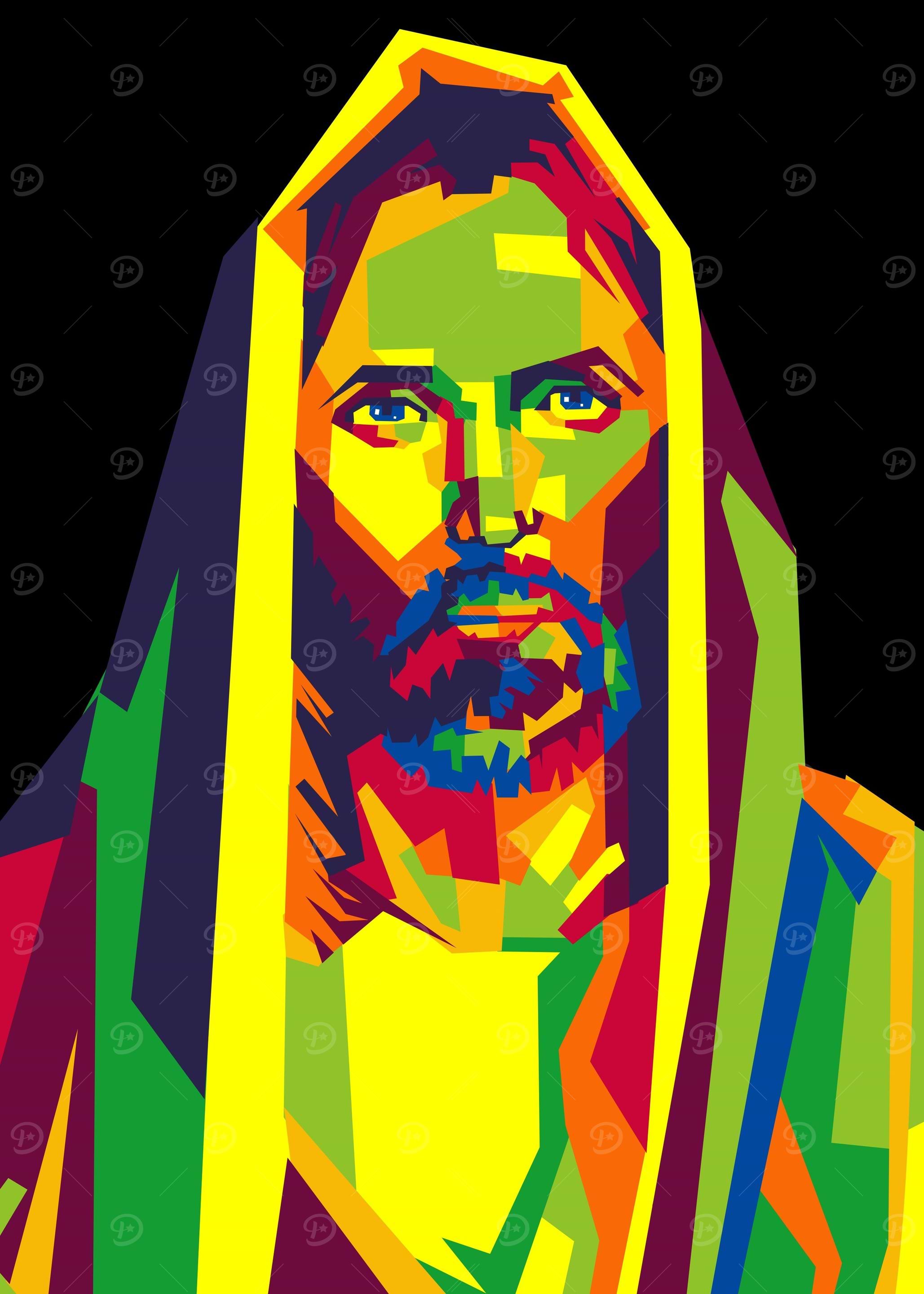jesus christ popart