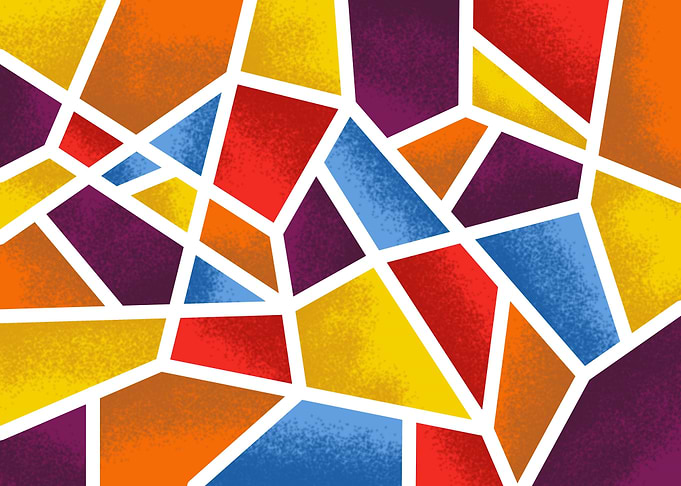 Geometric abstract pattern