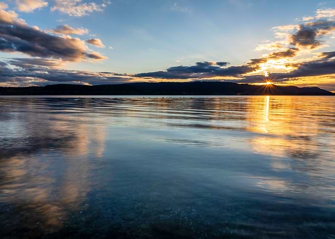 blue hour sunlight