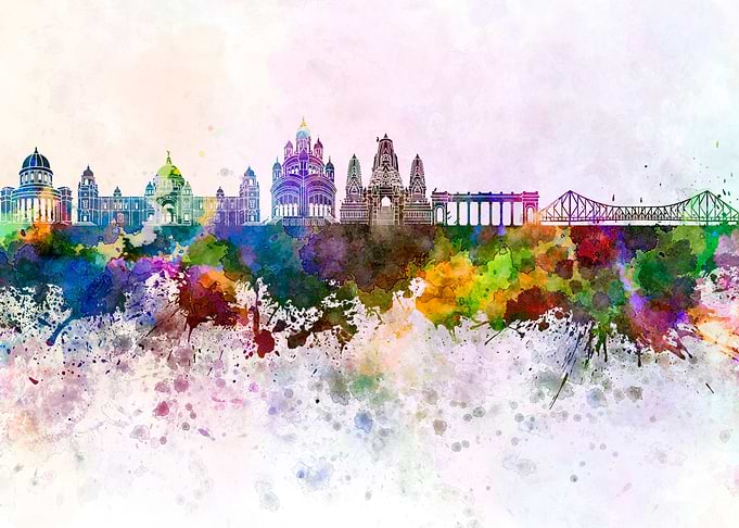 Kolkata skyline