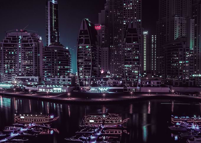 Dubai Town Syberpunk