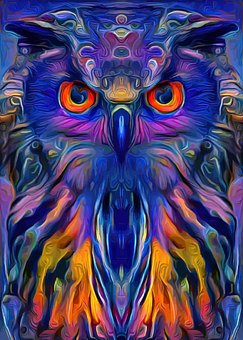 Owl Fairy Art