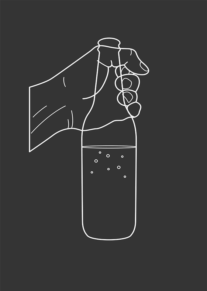 Beer line art