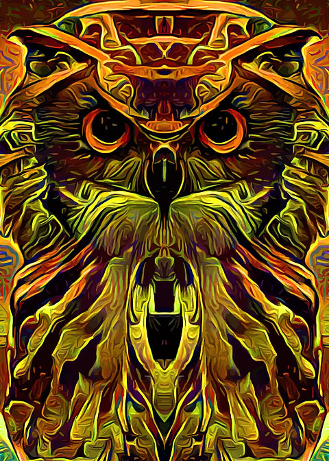 Owl Fantastic Art