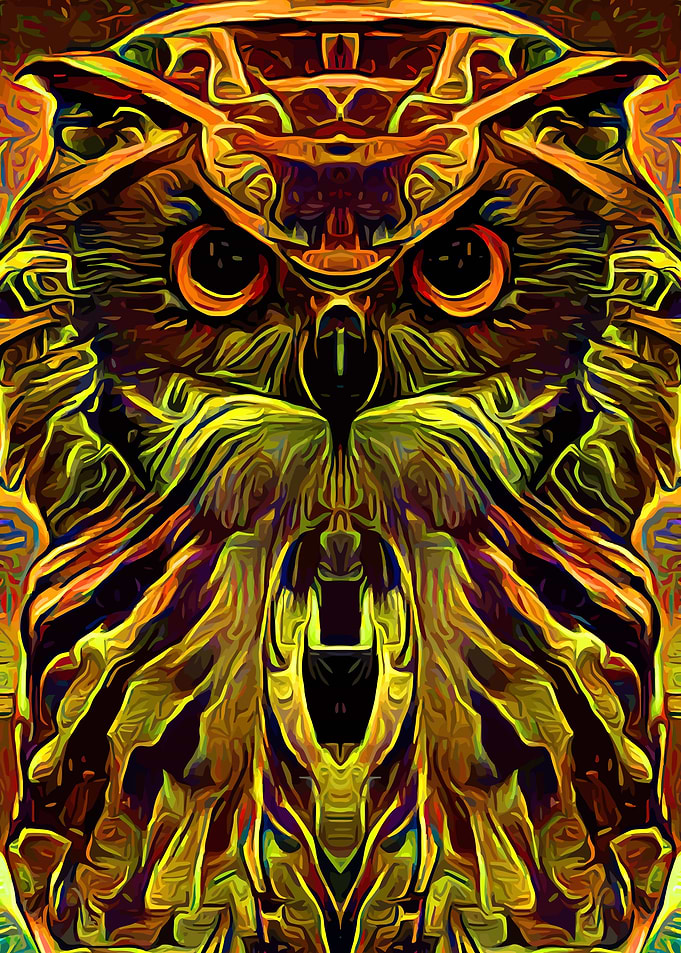 Owl Fantastic Art
