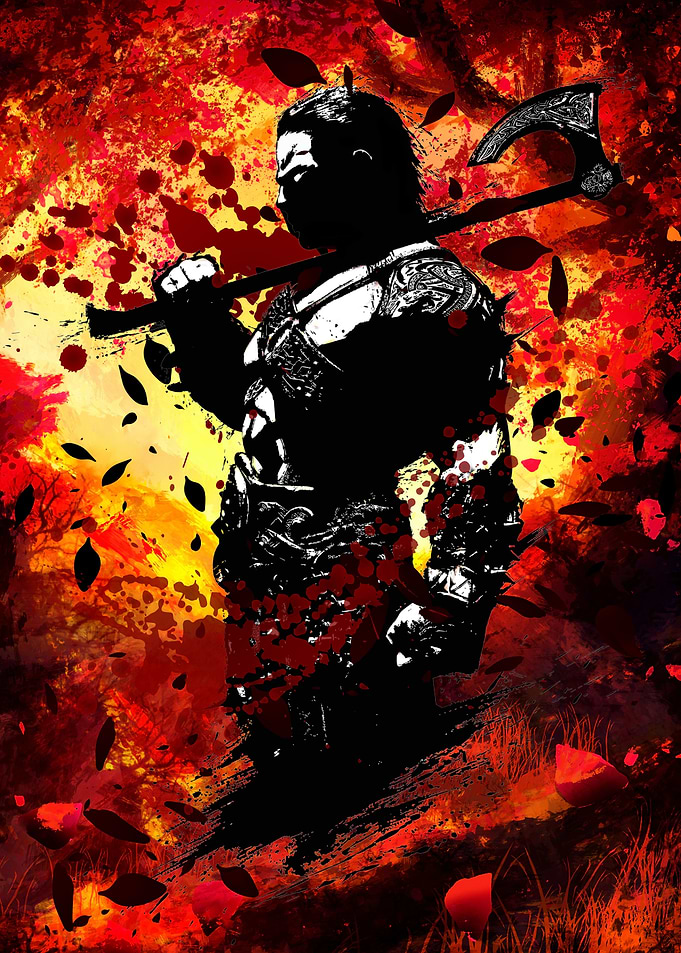 Barbarian in blood