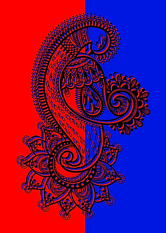 Mandala Feather 3D
