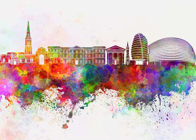 Leicester skyline