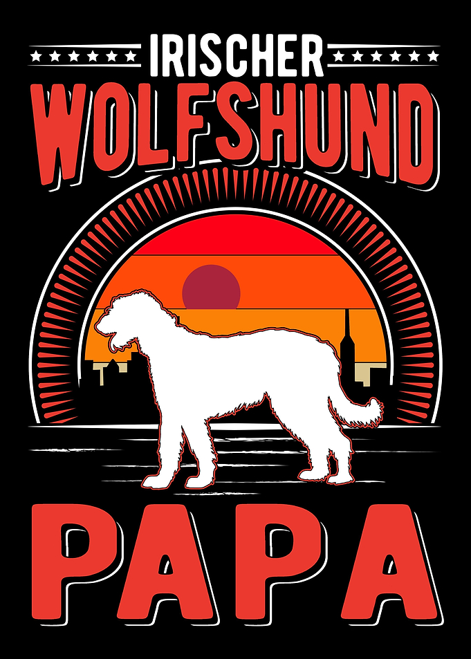 Irischer Wolfshund Papa Ir