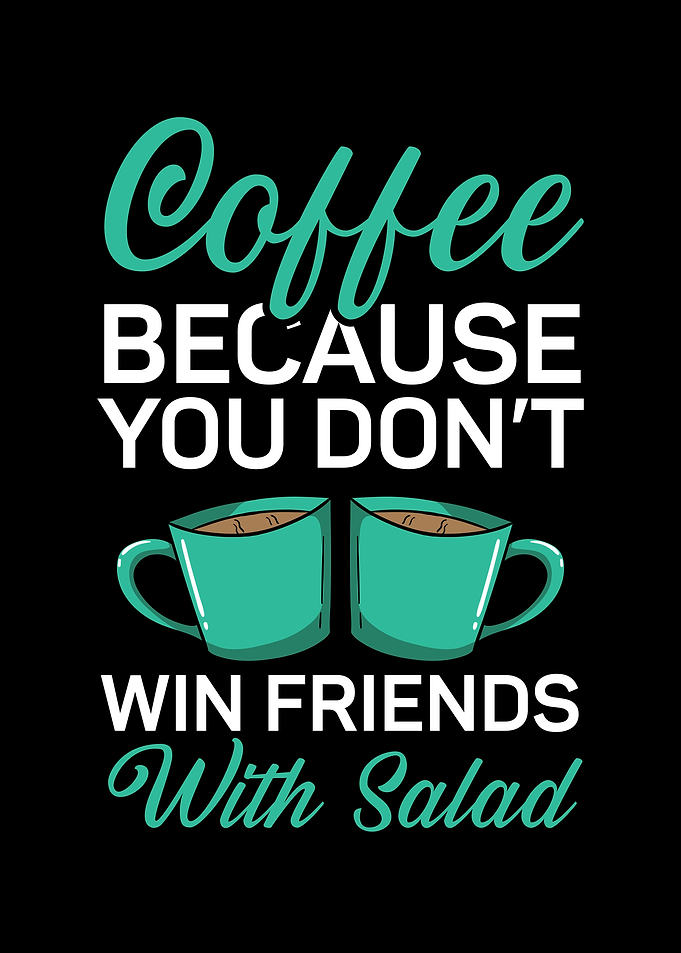 Funny Coffee Drinker