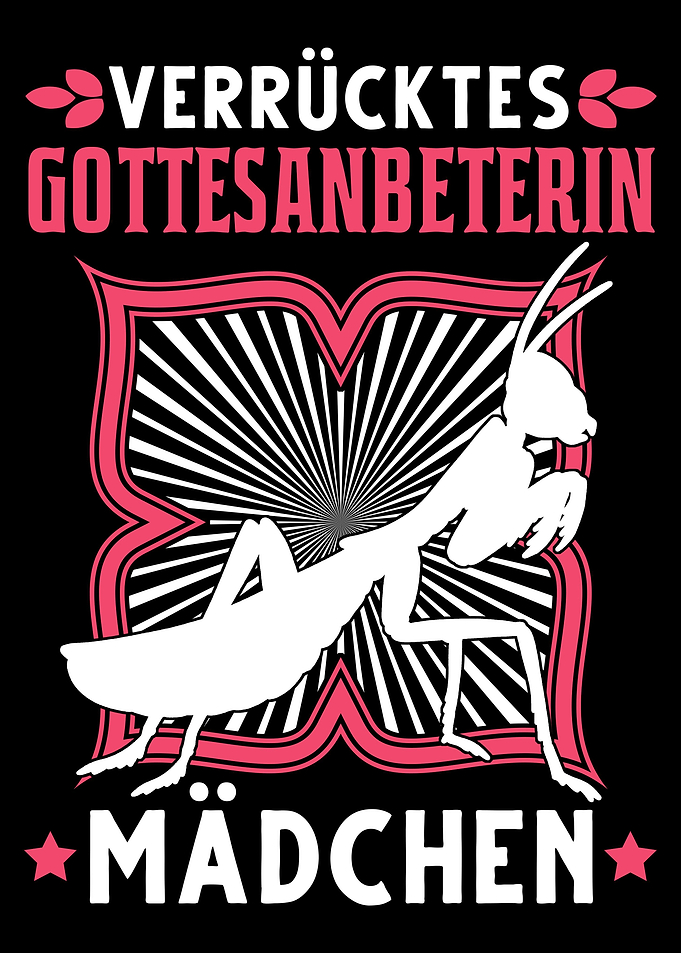 Verrcktes Gottesanbeterin