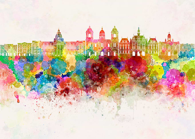 La Paz skyline