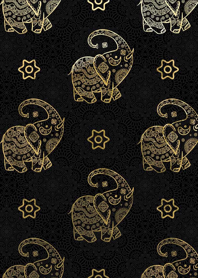 Golden mandala
