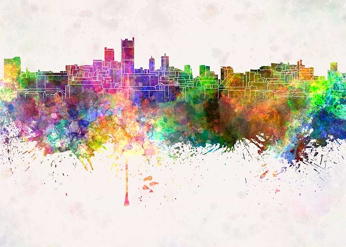 Leeds skyline